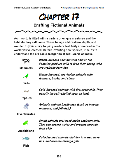 World Building Workbook Preview 18